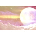 thumbnail image 2 of ABPHOTO 7x5ft Photography Backdrop Full Moon With Stars Glitter Over Planet Photo Background Backdrops, 2 of 4