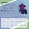 thumbnail image 7 of iixpin Kids Boys Sports Shorts Set Football Team Training Uniform Shirts and Shorts Set Red 14-15, 7 of 7