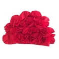 thumbnail image 4 of Gorros de natación, gorro de natación, cómodos, elásticos, modernos y reutilizables. Rojo, 4 of 9