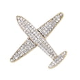 thumbnail image 1 of Broche de solapa Hugo Imitación de cristal Oro, 1 of 10