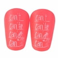 thumbnail image 3 of 2 uds Mini espinilleras de fútbol shamjiam absorción de golpes protección compacta Rosa 10cmx6cm, 3 of 8