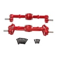 thumbnail image 1 of Ejes de delantero y trasero con tornillos actualizaciones piezas de accesorios de repuesto RC eje de auto juego para 1/12 a escala RC Hobby Car Rojo, 1 of 8