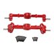 thumbnail image 1 of Juego de ejes de portal delantero y trasero para coche RC, accesorio ensamblado de repuesto con Rojo, 1 of 9