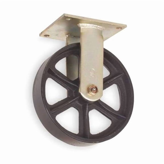 Manufacturer Varies Rgd Plt Castr,Cst Irn,5 in.,1200 lb.,Blk 1NVH6