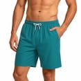 thumbnail image 2 of Hurxie Men's Athletic Shorts with Pockets 5" / 7" / 9" Inseam Quick Dry Lightweight Workout Gym Running Shorts Blue,XL, 2 of 7