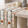 thumbnail image 6 of Halloween Table Runner Ghost Pumpkin Printed Decor, Spooky Holiday Dining Table Cover Linen Fabric Party Decoration, Halloween Kitchen Home Decor Runner for Fall Party, 6 of 9