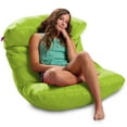 Posh Creations Laguna Lounger Bean Bag Chair, Kids, 3 ft, Lime