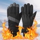 thumbnail image 4 of Ski Gloves Winter Cycling Outdoor Windproof Fleece Thick Warm Non-Slip Grip Water-Resistant Touchscreen Thermal Sports Gloves | Unisex | 1 Pair, 4 of 5