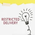 thumbnail image 3 of Slim Pre-Inked Restricted Delivery Stamp, Slim 1444, Ultra Slim Design, Impression Size 1/2" by 1-3/4", Up to 25,000 Impressions - Blue Ink, 3 of 10