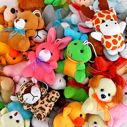 30 Pack Mini Plush Animals Toys Set, Aitbay Cute Small Stuffed Animal Keychain Set for Party Favors, Goodie Bag Fillers, Carnival Prizes for Kids, Prize Box Toy Assortment for Classroom Rewards - 30 Pack Mini Plush Animals Toys Set, Aitbay Cute Small Stuffed Animal Keychain Set for Party Favors, Goodie Bag Fillers, Carnival Prizes for Kids, Prize Box Toy Assortment for Classroom Rewards -