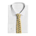 thumbnail image 2 of Happy Easter Day 2024 Colorful Eggs and Rabbit Pattern Neckties Men's Neck Tie for Outdoor Wedding Party Meeting Outfit Gifts, 2 of 7