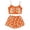 d-Orange, variant on LRen Womens Halloween Pajamas Plus Size 2 Piece Cami Top Shorts Set Skeleton Print Sleeveless Sleepwear Loungewear Halloween Gifts