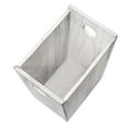 thumbnail image 5 of Small Wood Trash Can Wastebasket Rectangular Garbage Container Bin with Handle, 5 of 7