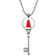 thumbnail image 1 of Abstract Christmas Tree patron de origami Colgante Collar Vintage Llavero Plata Joyas Unbranded M, 1 of 3