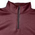 thumbnail image 4 of Handshe Men's Color-Block Mandarin Collar Zip-Up Sweatshirt for Casual, Travel and Daily Use, 4 of 5