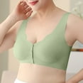thumbnail image 4 of XFLWAM Front Closure Bras for Women Seamless Wireless Comfort Supportive No Underwire Convenient Mastectomy Bralettes, 4 of 8