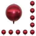 thumbnail image 3 of Matsuzay Globos de cumpleaños Globo de la casa de la película de aluminio Arreglo de la atmósfera de 22 pulgadas Accesorios de fotos Granate 10Conjunto, 3 of 6