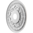 thumbnail image 4 of Ekena Millwork 19"OD x 3 1/2"ID x 1"P Baltimore Thermoformed PVC Ceiling Medallion (Fits Canopies up to 7 3/4"), UltraCover Satin Smokey Beige, 4 of 5