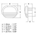 thumbnail image 2 of Hella Marine Easy Fit Step Lamp - Blue Chrome Cap [958126101], 2 of 4