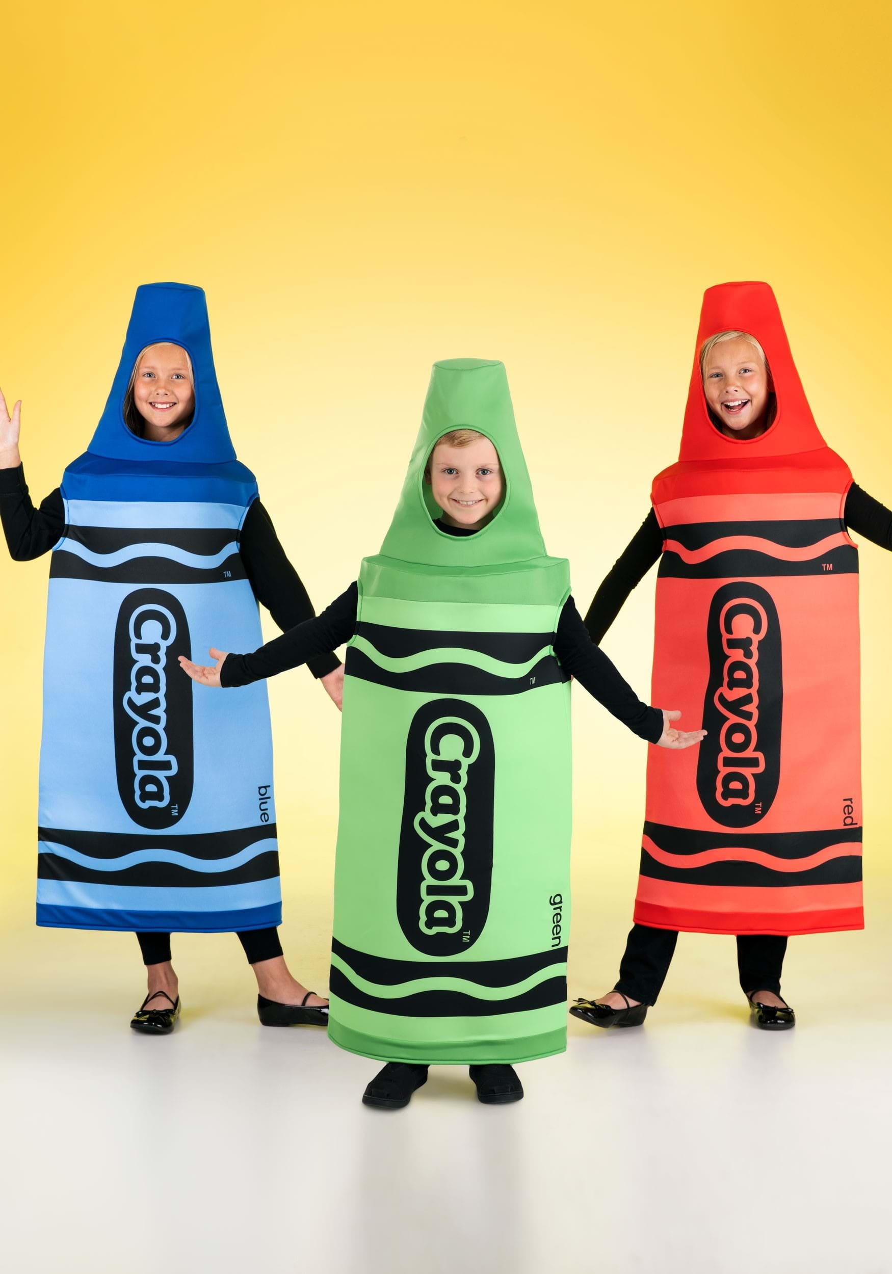Kid's Green Crayola Crayon Costume