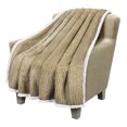 thumbnail image 5 of Napa Premium Chevron Micro Plush Fleece Sherpa Bed Throw TV Blanket 50” x 60” Mocha, 5 of 6