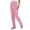 Hot Pink, variant on Pants for Womens Work Fashion Trousers Pants, Women's Pockets Elastic Waist Straight Solid Color Casual