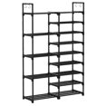 thumbnail image 2 of WOWLIVE 9 Tier Metal Shoe Rack, 30 to 35 Pair Shelf Storage Organizer, 2 of 11