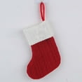 thumbnail image 5 of KCEHTA Christmas Stockings, Knit Christmas Stockings, Personalized Christmas Stockings with Embroidered Snowflake, Knitted Xmas Stockings, Fireplace Hanging Stockings for Xmas Home Party Decor, 5 of 6