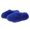 Blue, variant on Womens Closed Heel Mule Slippers Plush Textured Upper Chunky Platform Outdoor Winter Shoes