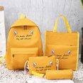 thumbnail image 2 of Great Gifts for Less Fashion Style Multifunctional Large Capacity Canvas Four-piece Bag 4packs Yellow, 2 of 7