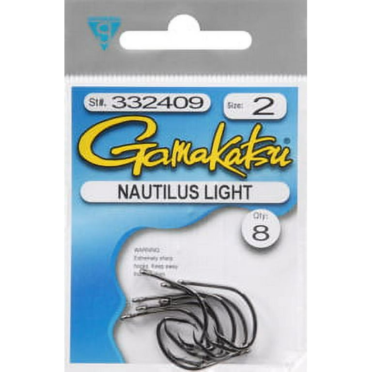 Gamakatsu Nautilus Light Circle Hook, Size: 2