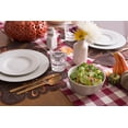 thumbnail image 4 of DII Wine Heavyweight Check Fringed Table Runner, 108"x14", 100% Cotton, 4 of 6