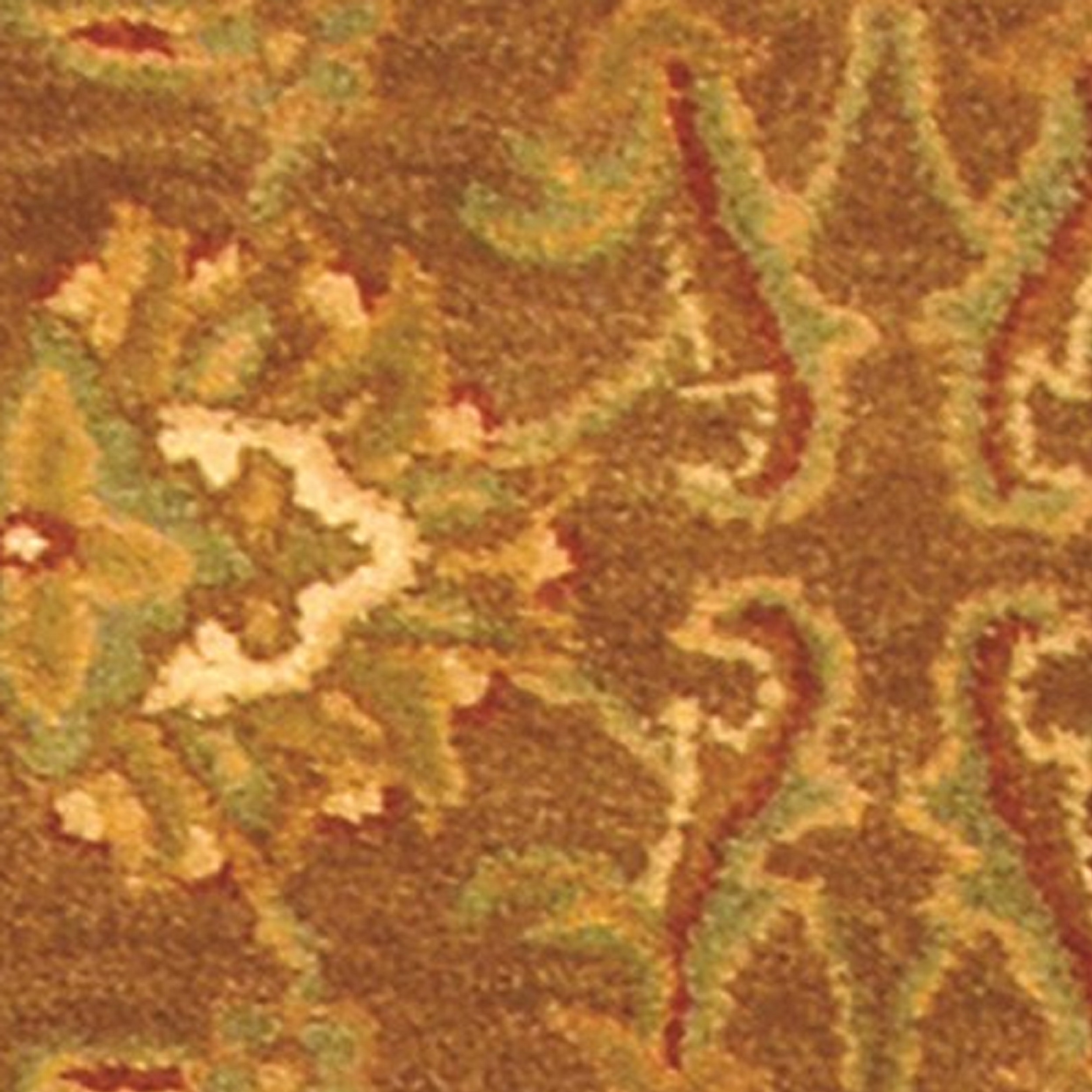 SAFAVIEH Heritage Regis Traditional Wool Area Rug, Brown/Ivory, 7'6" x 9'6" - image 3 of 4