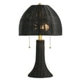 thumbnail image 3 of JONATHAN Y Joanie 22" Bohemian Rustic Iron LED Table Lamp, Black/Brass Gold, JYL4040D, 3 of 7