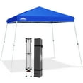 thumbnail image 2 of EAGLE PEAK 11 x 11 Slant Leg Pop-up Canopy Tent Easy One Person Setup Instant Outdoor Beach Canopy Folding Portable Sports Shelter 11' x 11' Base 9' x 9' Top, 2 of 8
