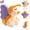 Purple Butterfly, variant on Cute Bumblebee Stuffed Animals Super Soft Yellow Bee Plush Toys Stuffed Honeybee Plushies Animal with Wings Honey Bee Plush Doll Animal Toy for Kids & Lovers 13 Inch