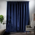 thumbnail image 3 of 3S Brother's Extra Long Solid Luxury Matte Velvet Soft Curtain Admiral-Berry Single Panel Hanging Back Tap & Rod Pocket Home Décor 5-25 Feet Custom Made Curtains -Made in Turkey Each(52"x216"), 3 of 7