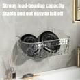 thumbnail image 4 of PPgejGEK Transparent Bathroom Wall Mounted Storage Box, Thickened Large Capacity Draining Makeup Organizer, 25.5x13.5x10cm/10.03x5.31x3.93in, with Hooks, 4 of 6