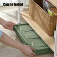 thumbnail image 4 of Chmadoxn Folding Storage Box, Multifunctional Storage Case Outdoor Camping Organizer Car Food Storage Box Home Clothes Storage Bag Large Thicken Removable Portable Storage Box with Wooden Panel, 4 of 7
