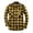A-Gold607, variant on XIAOCHA Men's Buffalo Plaid Flannel Shirt Collared Long Sleeve Button Up Blue And Black Checked Blouse Warm Casual Everyday Layering Top