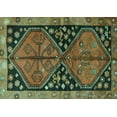 thumbnail image 1 of Ahgly Company Indoor Rectangle Persian Turquoise Blue Traditional Area Rugs, 8' x 10', 1 of 4