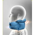 thumbnail image 2 of Inflatable Travel Neck，Upgraded Travel Neck Pillow Shaped Office Napping Pillow Airplane Pillow for Traveling、Car、Home、Office （blue）, 2 of 5