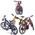 thumbnail image 3 of Gwong Juguete 1/10 Aleación de simulación a escala Mini MTB Racing Bike Modelo Decoración de juguetes para niños Regalo Gwong 30002540, 3 of 7