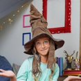 thumbnail image 3 of Cosplay Halloween - Wizard Hat Talking Sorting Hat - Wizarding World, 3 of 3