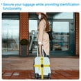 thumbnail image 6 of Luggage Strap with Combination Lock Luggage Tag and Loop 78"x2", 4 Set Adjustable Suitcase Belt, Orange, 6 of 6