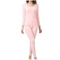 thumbnail image 4 of WASHWEPE 2Ud Conjunto Interior Térmico Mujer Rosa Para Abrigo En Senderismo Y, 4 of 8