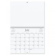 Angle View: 2019 Blank White Page Crafters' Scrapbooking Photo Calendar - 9" x 12" closed