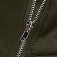 thumbnail image 6 of Women Casual Solid Blouse Long Sleeve Pullover Turtleneck Zipper Sweatshirt Tops Womens Oversized Long Sleeve Top S, 6 of 7