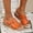 Yellow, variant on Maoxin Sandals Women Fashion Casual Summer New Style Solid Color Fish Mouth Wedge Heel Thick Bottom Sandals Ladies Sandals Black 36