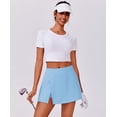 thumbnail image 6 of Pinspark Golf Skirts for Women High Waisted Tennis Skort Lightweight Activewear Skorts with Pockets Built-in Shorts 16" Pickleball Skirt, 6 of 6